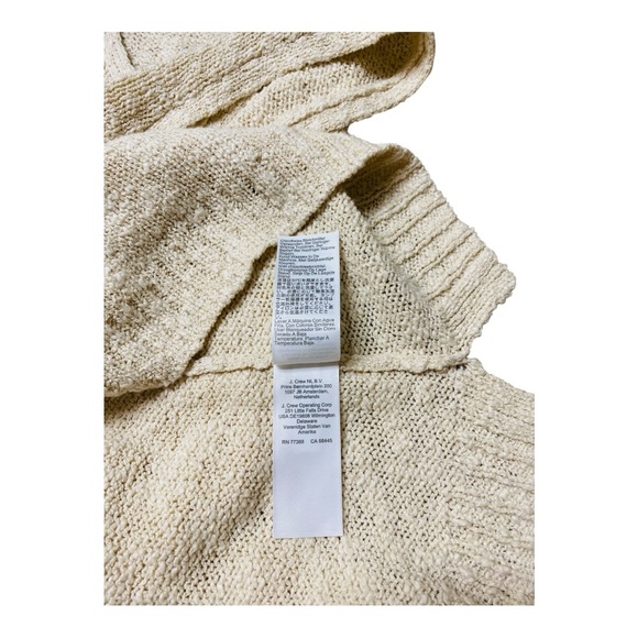NEW J Crew V-neck Beach Sweater-tank Ivory Medium - Picture 6 of 7